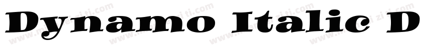 Dynamo Italic D M字体转换
